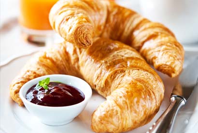 Croissant a colazione